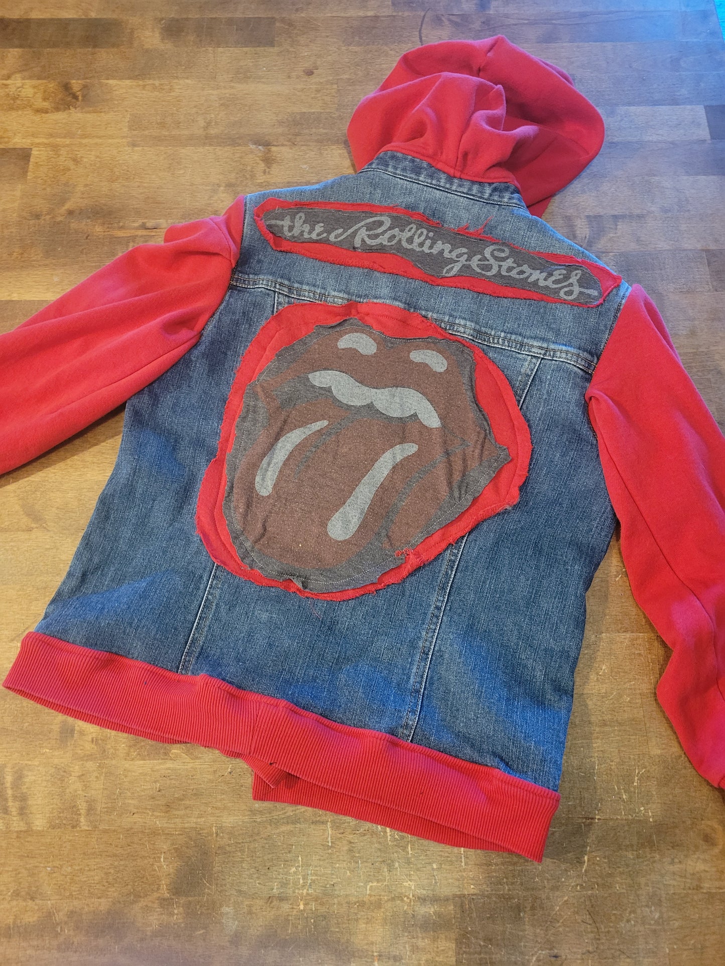 Stones Jean/hoodie jacket- Small